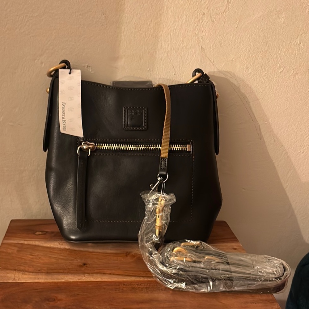 Dooney & Bourke Black Leather Shoulder Bag